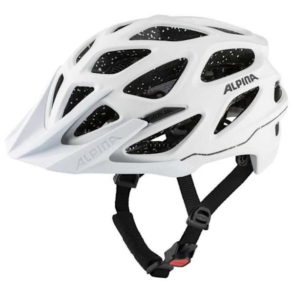 ALPINA Unisex cykelhjälm - Vuxna MYTHOS 3.0 TOCSEN - Vit - MTB Vit matt M