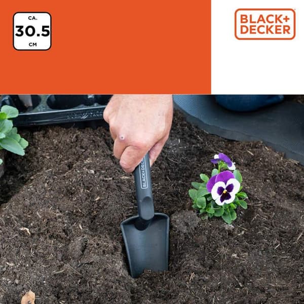 BLACK+DECKER Spade 30,5CM Svart