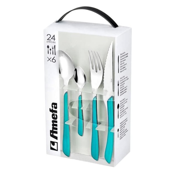 Amefa Bestickset 24 st Eclat Turkos Turkos