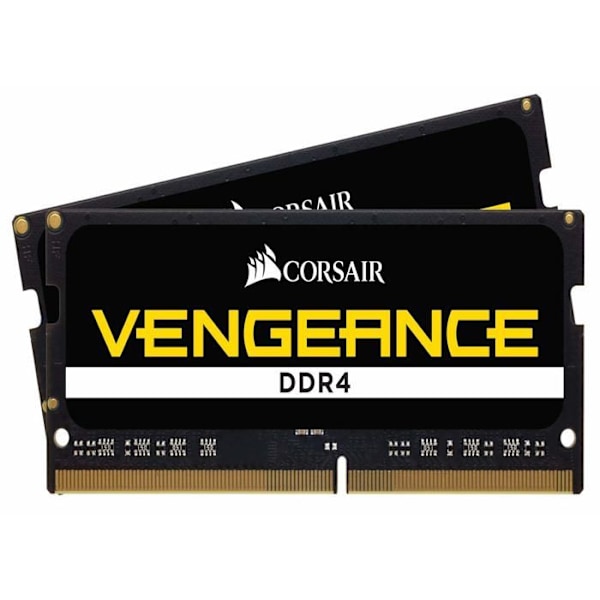 Corsair Vengeance SO-DIMM DDR4-minne 64 GB (2x 32 GB) 2666 MHz CL18 - PC4-21300 Dual Channel RAM Kit