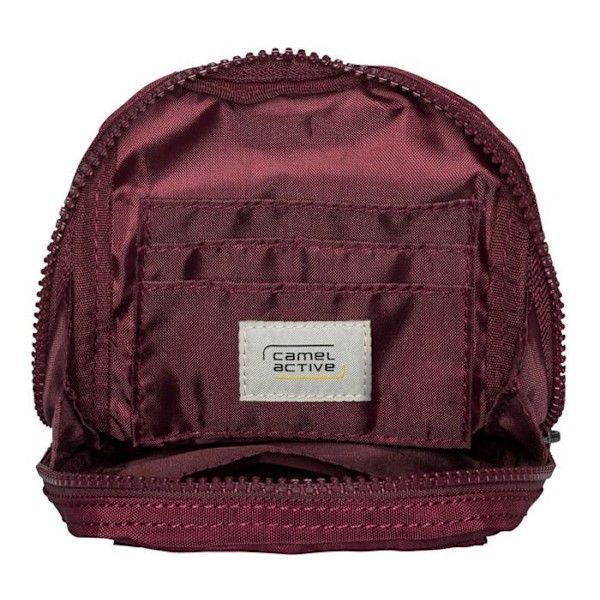 Axelväska med axelband - camel active - Journey Cross Bag XS - Vinröd - 100% polyester - 130 g rödvin