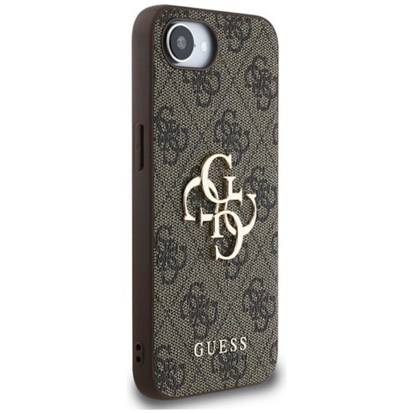 Coque Guess 4G Big Logo för iPhone 16e (brun) brun