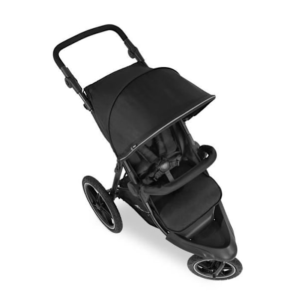 HAUCK Buggy Pushchair - Svart - 3 hjul Runner 2 Svart