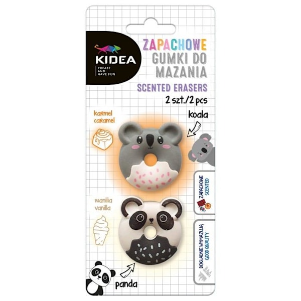 Gomme Derform - 437668 - Parfymerade gummier Panda koala 2 st KIDEA