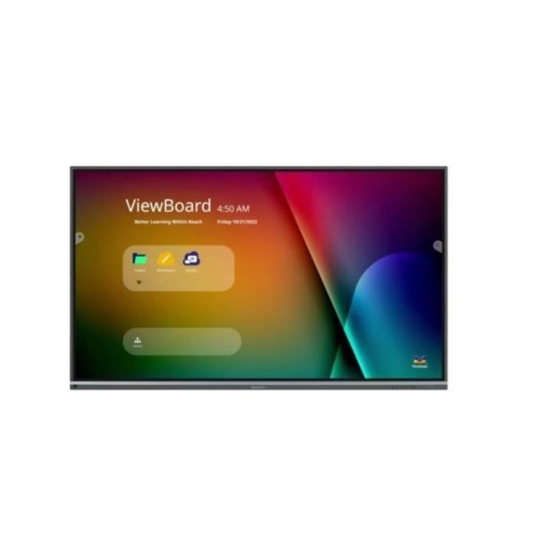 75'' ViewSonic LFD Interact 4K UHD 20Pts ViewBoard® 16:9 64GB 450nit 8ms 1200:1 178/178 3xHDMI 6xUSB-A USB Type-C 3xHp IFP75-skärm
