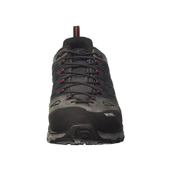 Meindl Lite Trail GTX, vandringsskor för män, grå (Anthrazit/Rot 31), 43,5 EU