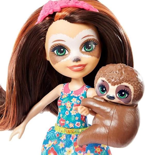 ENCHANTIMALS Enchanted Jungle Sela Sloth och Treebody Manicure Grön