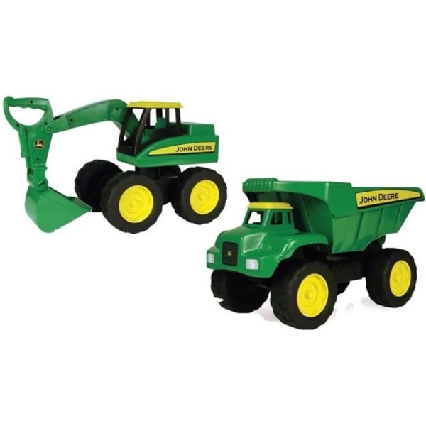 JOHN DEERE Maxi Grävmaskin - Mobil grävmaskinsarm - Pojke - Utomhus - TOMY Grön