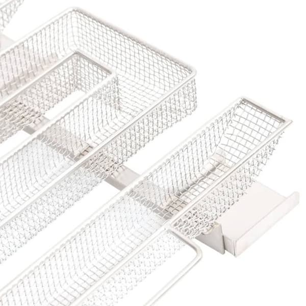 Kalluftgenerator 4 sidor 22,5 cm rostfritt stål silver-