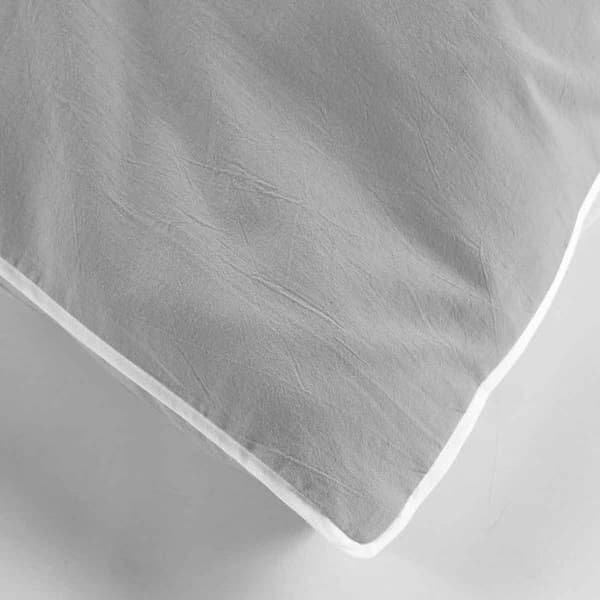 Sängkläder 3 Delar "Linette" 240x220cm Grå Grå