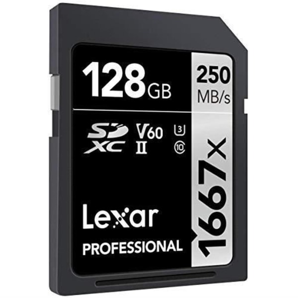 Lexar Professional 1667x 128 Go SDXC UHS-II minneskort