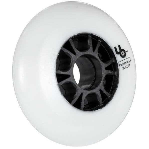 Roues UNDERCOVER TEAM 90mm/86A - Set med 4 - Vit - Roller Vit