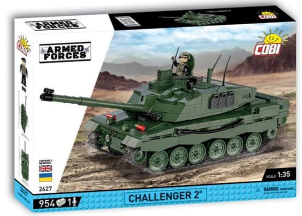 Modell - COBI - Challenger 2 - Grön - 550 delar - Att montera själv