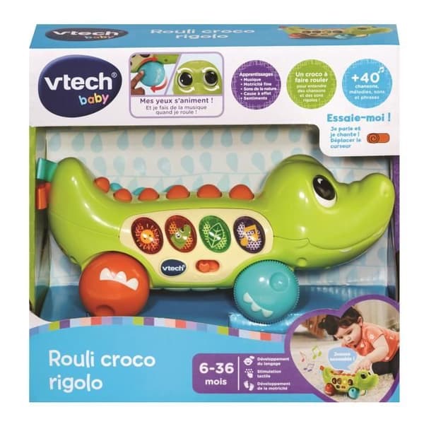 VTECH-ROULI CROCO RIGOLO Flerfärgad