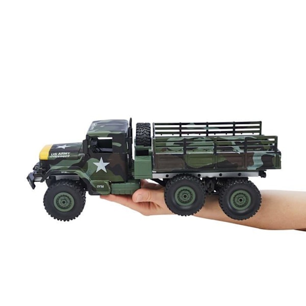 Radiostyrd bil - Revell - RC Crawler US Army Lastbil - 6x6 - 2,4 GHz - Uppladdningsbar USB