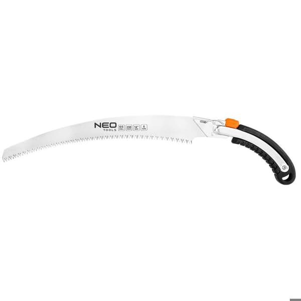 Trädgårdssåg - NEO TOOLS - 14" - 6 TPI - Böjd blad - Skydd ingår
