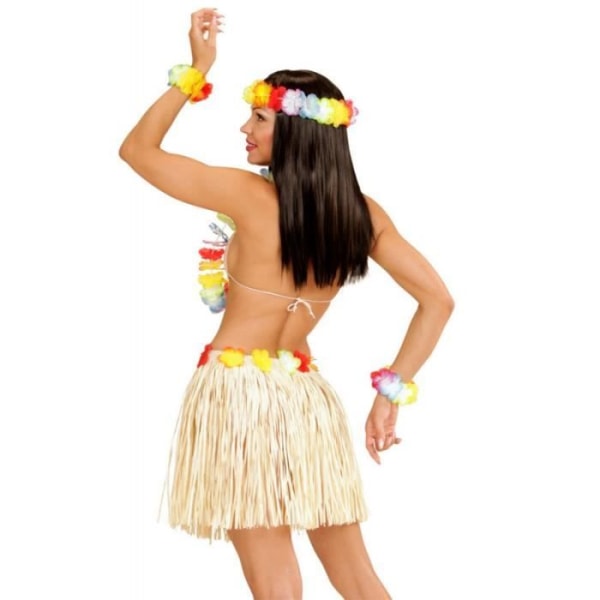 Hawaiian kit (kjolhalsband pannband och 2 armband) naturligt