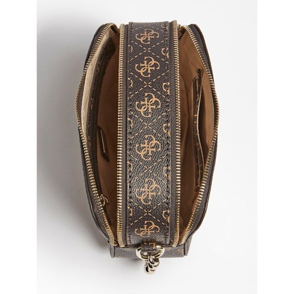 Axelväska - GUESS - Noelle Crossbody Camera - Brun - 2 fack - 450 g kastanj