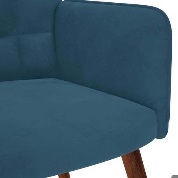 vidaXL Relaxstol Blå Sammet 4016820