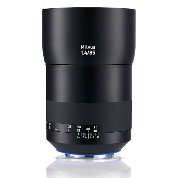 Zeiss Milvus T* 85mm f/1,4 ZE-objektiv kompatibel med Canon + solskydd