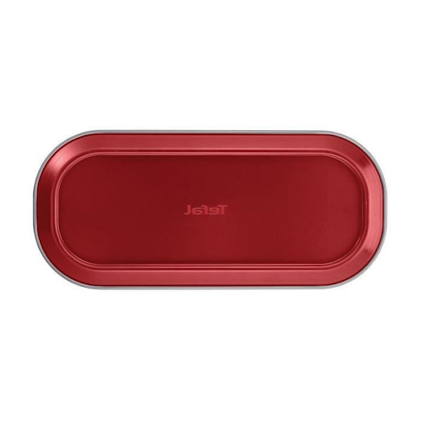 TEFAL Delibake Springform 30 x 11 cm, Kolstål, Easy Release, Röd J1640314 Rött och grått