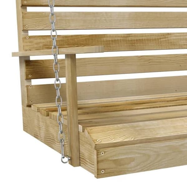 vidaXL Gunga 110 cm Impregnerad Furu 318397