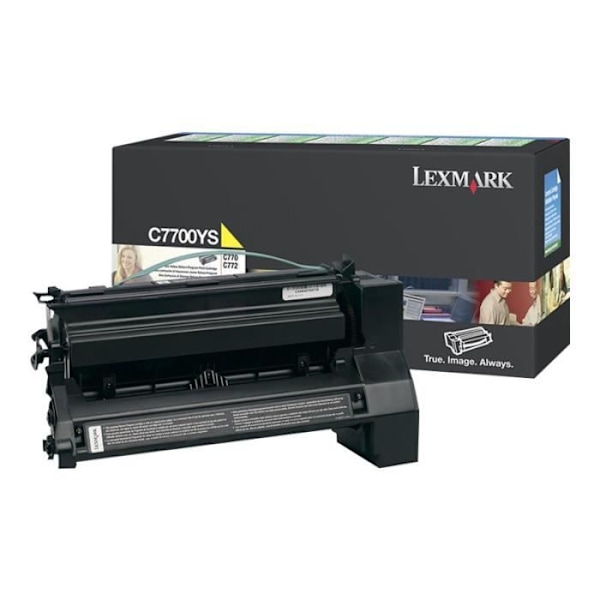 Original Lexmark gul tonerkassett LCCP, LRP för C770dn, 770dtn, 770n, 772, 772dn, 772dtn, 772n; X772e, 772es
