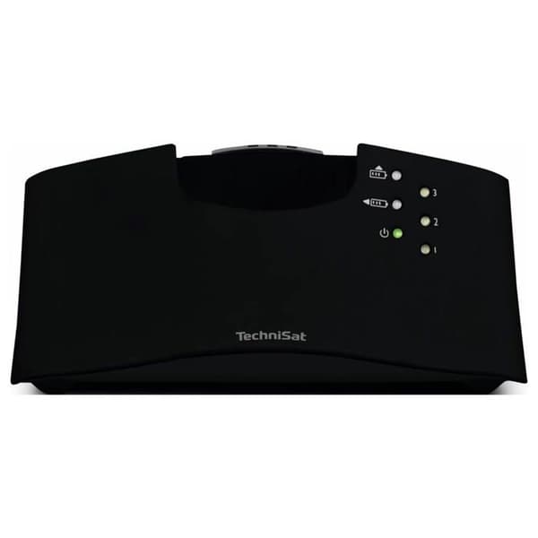 Trådlösa stereoheadset - TECHNISAT - STEREOMAN ISI 3 - Räckvidd 25m - 2 Li-polymerbatterier - Optik Svart