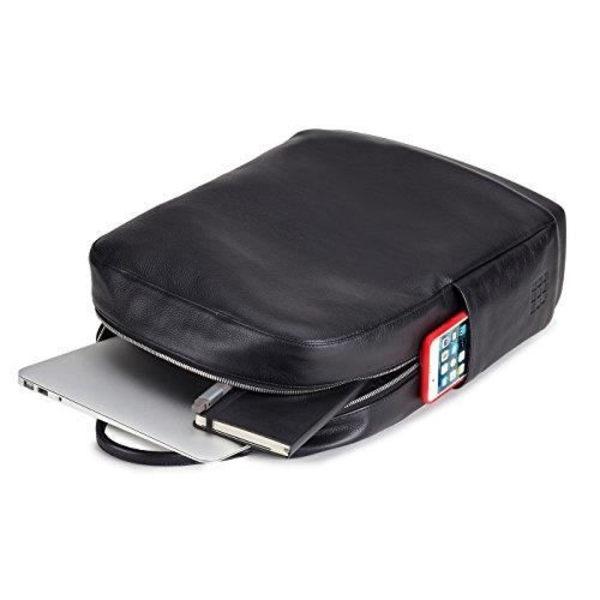 Ryggsäck - MOLESKINE - Klassische Leder Kollektion - Läder - 42 cm - 7,21 liter - Svart Svart (Schwarz)
