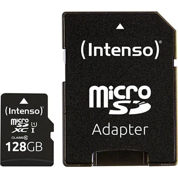 Intenso 128 GB microSDXC Performance 128 GB Klass 10 UHS-I vattentätt microSD-kort