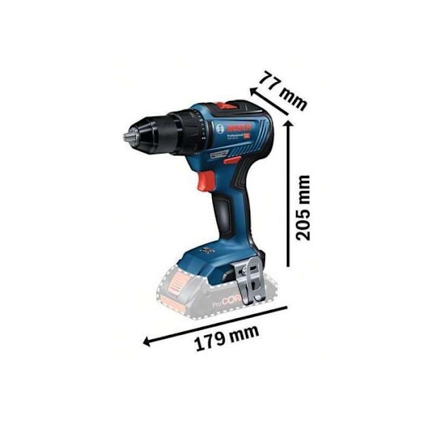 Borrskruvdragare - BOSCH - GSR 18V-55 - 18V - 1800 rpm - 13 mm chuck