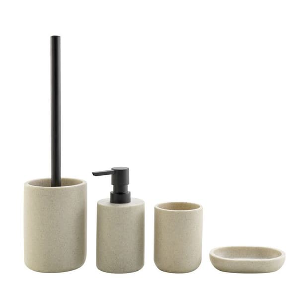 Toalettborste Design "Granite" 40cm Sable Sand