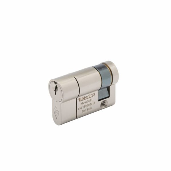 Sterling - BS1 ESN1135 - ESN1135 TS007 BS1 Dörrcylinder - Polisgodkänd - Satin Nickel