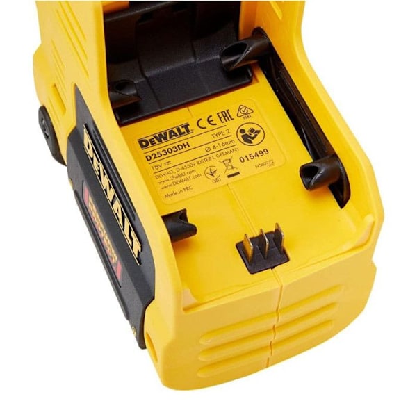 DeWalt 16 mm dammutsugssystem för 18V sladdlös borrmaskin Gul