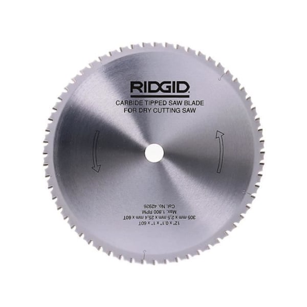 Sågblad - RIDGID - 590L - 355 mm (14 tum) - 80 tänder - Borrning 25,4 mm