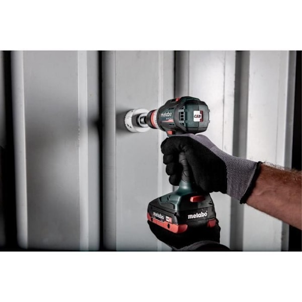Sladdlös borrmaskin - METABO - BS 18 LT BL Q - 18 V - MetaBOX 145 Grön