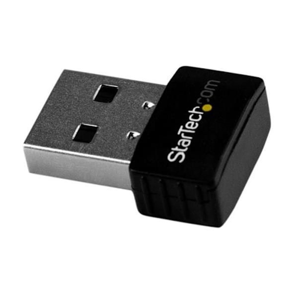 StarTech.com USB WiFi-adapter - AC600 - 802.11ac 1T1R dual-band nano trådlös nätverksadapter - 2,4 GHz / 5 GHz (USB433ACD1X1)