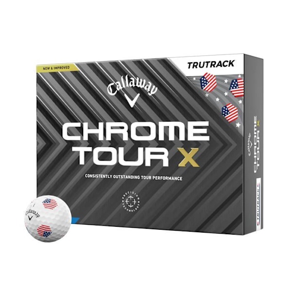 Callaway Golf Balle de golf BL CG CHRM TR X 24 TRUTRK USA 12B PK