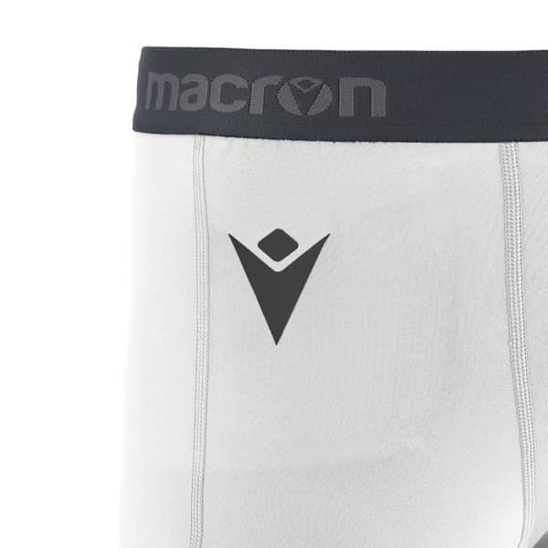 Macron OAK bib-shorts - vit - XL - Herr - Löpning - Platta sömmar - Synlig resår - Kompression Vit jag