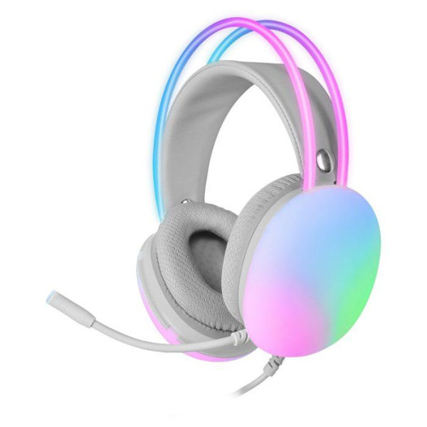 Hörlurar - Mars Gaming - MH-GLOW - RGB 360 - Ultra-BASS 3D - Bullerskydd