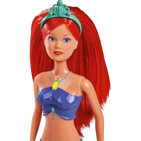 Steffi Love - Lysande sjöjungfru - 29cm - Färgskiftande svans - Från 3 år Flerfärgad