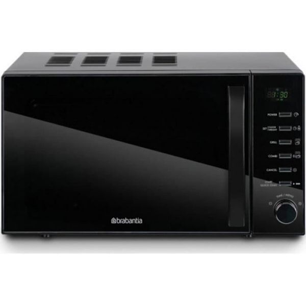 Bbek1145dg Brabantia bbek1145dg kombi-mikrovågsugn - grillfunktion - 700 watt - 13 matlagningsprogram - svart Bbek1145dg