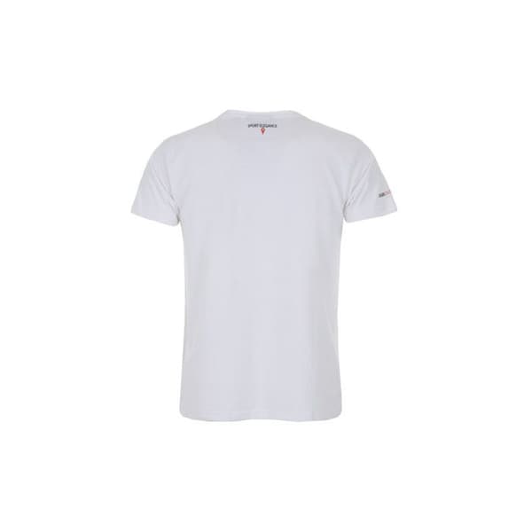 Kortärmad t-shirt för män Vit XL