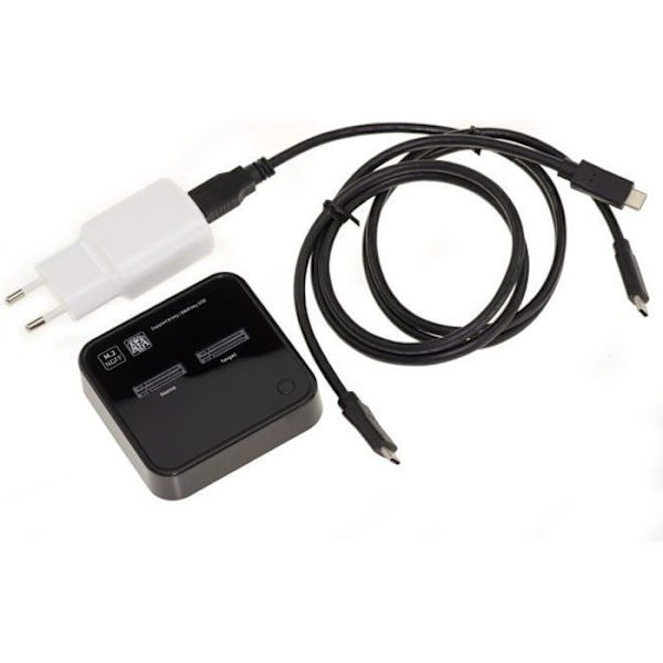 Dockningsstation. Dockning för 2 SSD M2 SATA USB3.2 Gen1 5GB länk med KLONNING funktion