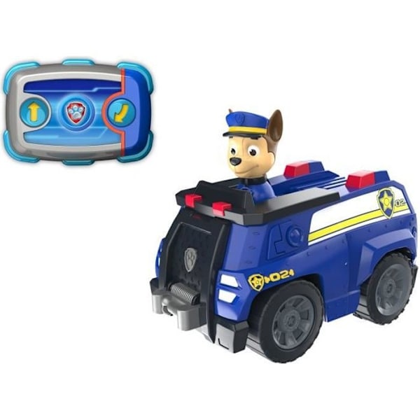 Chase radiostyrt fordon - PAW PATROL - 2,4 Ghz-teknik - Lämplig för små händer Blå