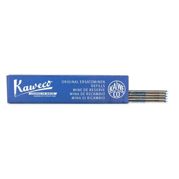 Stylo - pennset - Kaweco refill - 10000368 - D1 Set med 5 bläckpennor Blå 1,0 mm