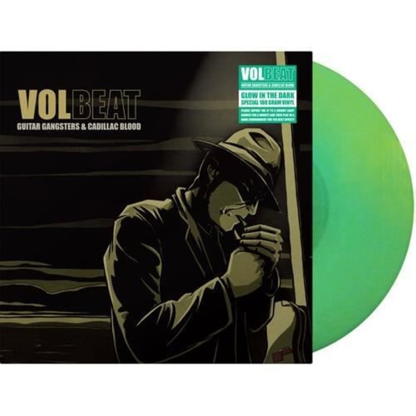 Volbeat - Guitar Gangsters &amp; Cadillac Blood - Glow In The Dark [VINYL LP] Färgad vinyl, 180 gram