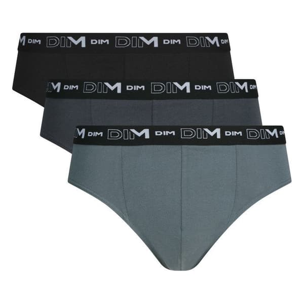 3-pack av bomullsunderkläder Stretch[] Herr Grå XL
