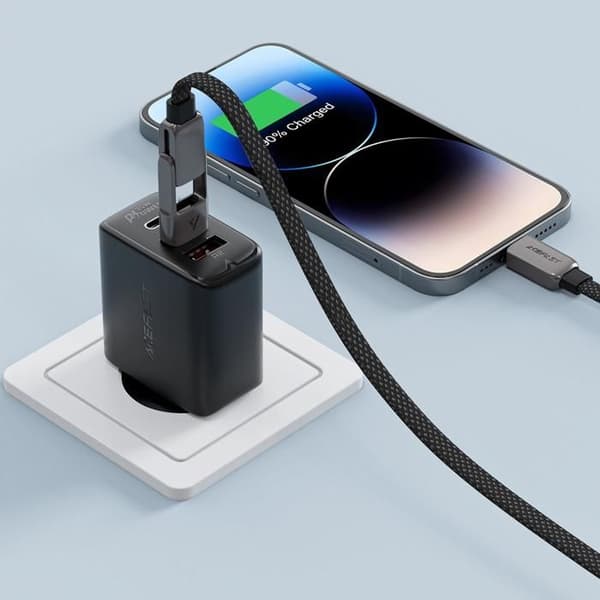USB-C-kabel - ACEFAST - C13-04 - 1,2 m - 3 A - 480 Mbit/s Svart