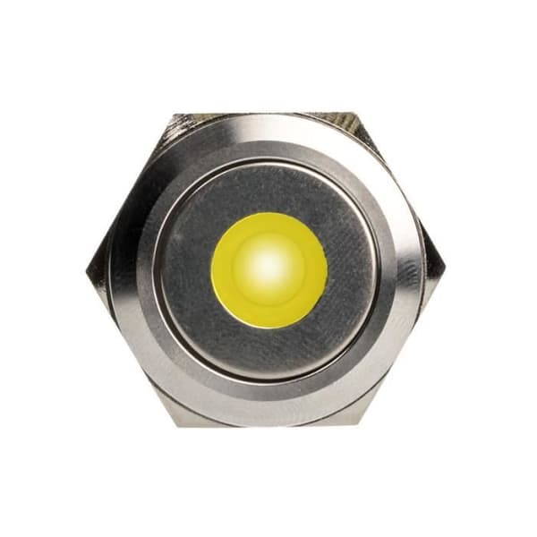 DIMASTECH PC Customization DimasTech Vandalismustaster 25mm, Silverline Dot - RGB 122264